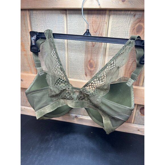 Victorias Secret Green Very Sexy Push-Up Bra Size 32D - Picture 4 of 6